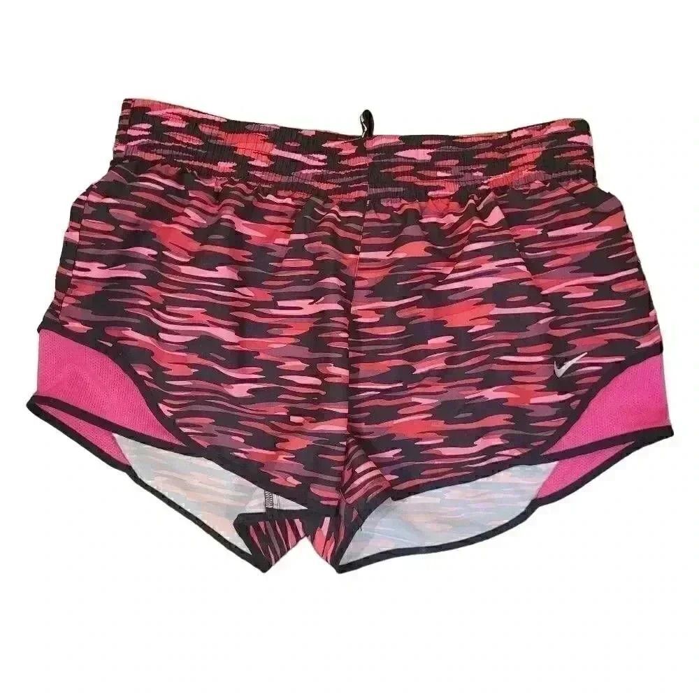 Nike Girl's Dri-Fit Hot Pink/Black Running Shorts